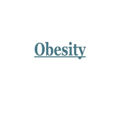 Obesity For undergraduates Dr Jairaj Sir.ppt