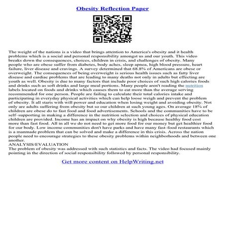 Obesity Essay