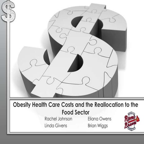 Obesity Health Care Costs And The Reallocation To