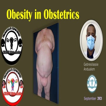 Obesity in Obstetrics   (September 2021)