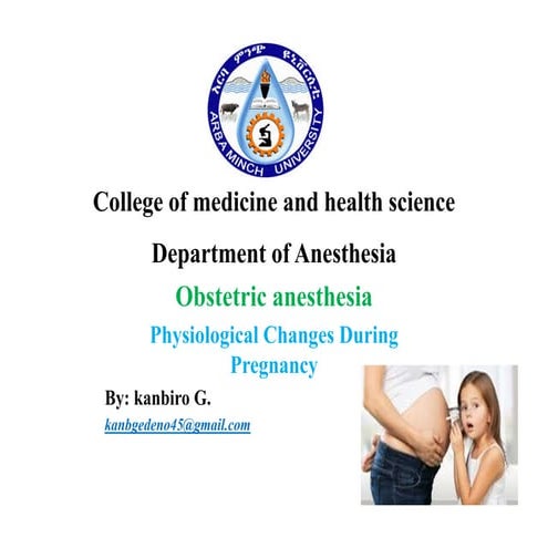 Anatomy for anaesthesia, nerve supply of Uterus & Cervix | PPTX