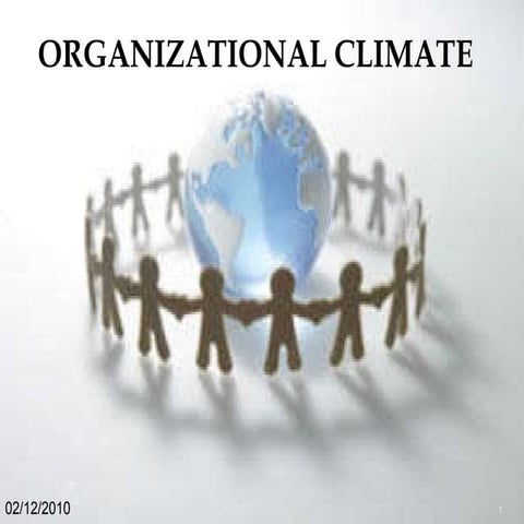 ORGANIZATIONAL CLIMATE OF PARLE