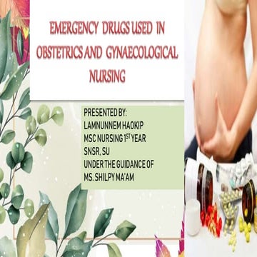 Drug Used in Obstetric
