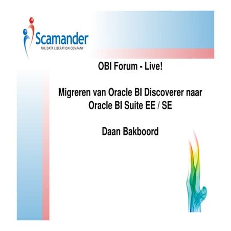 Oracle Discoverer to Oracle BI EE