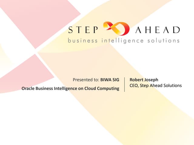 OBIEE On Cloud