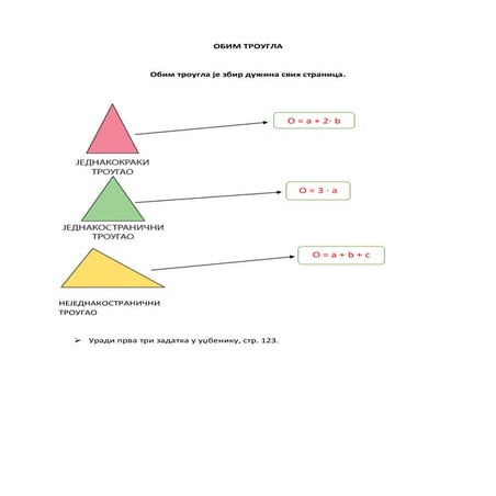 Obim trougla | PDF