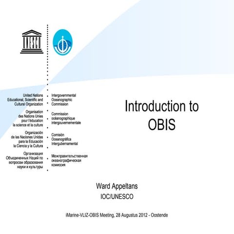 OBIS introduction-for-i marine