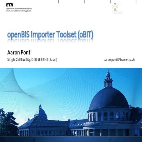 openBIS Importer Toolset (oBIT)
