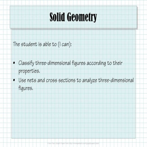 Obj. 42 Solid Geometry