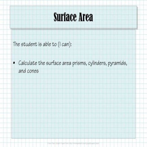 Obj. 45 Surface Area