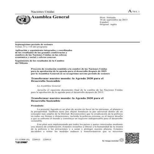 Resolución de la ONU 