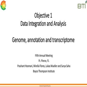 Updates on the ACP v3 genome and annotation from USDA NIFA project meeting
