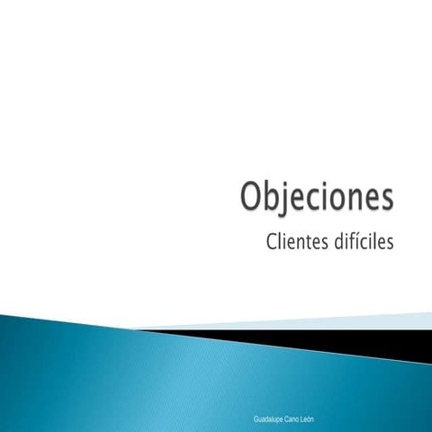 Objeciones