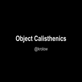 Object Calisthenics