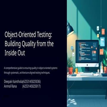 Comprehensive Guide to Object-Oriented Testing for Software Quality ...