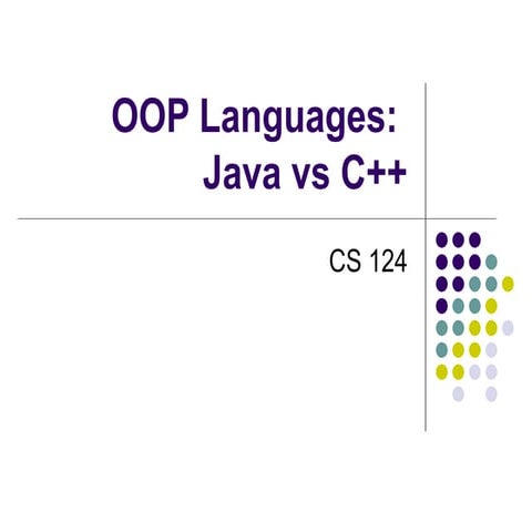 Object-Oriented Languages Java vs C++.ppt