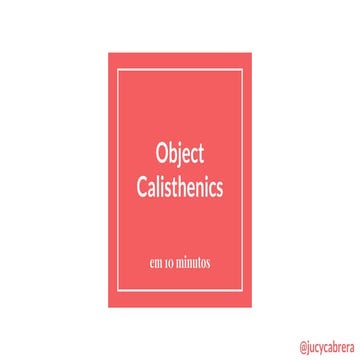 Object Calisthenics em 10 minutos