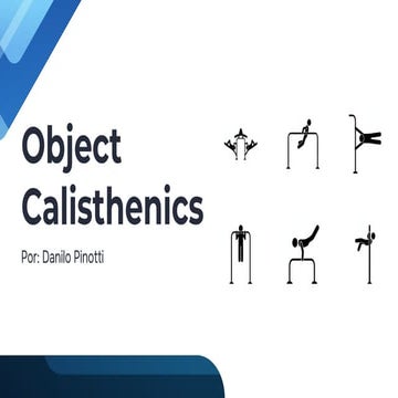 Boas práticas de programação com Object Calisthenics | PDF