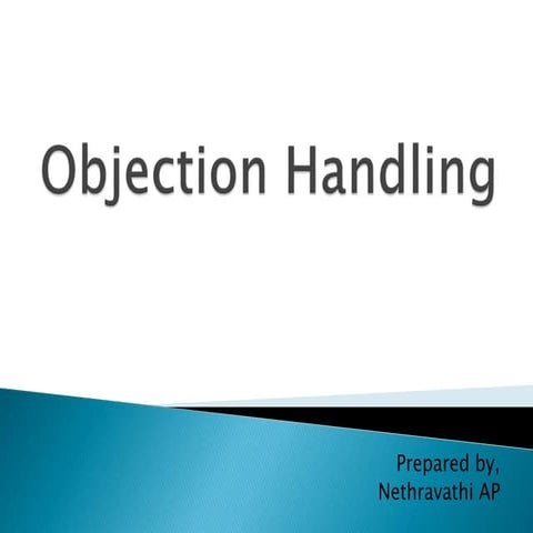 Objection handling