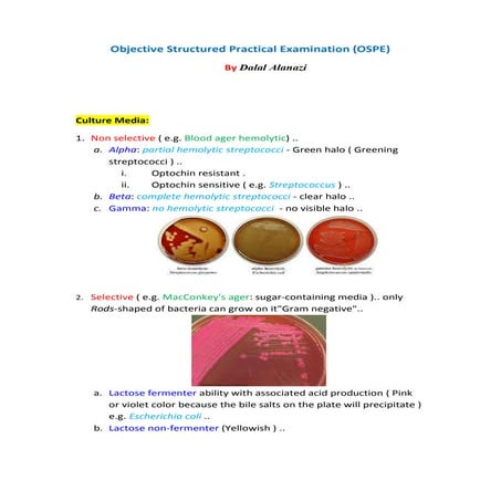 Objective structured practical examination (ospe)