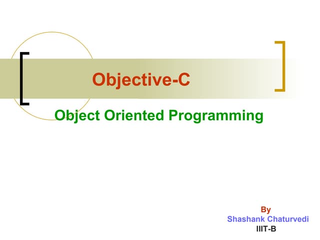 Objective c