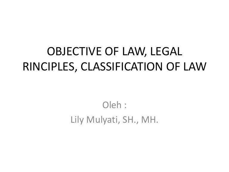 Objective oflaw(eng)