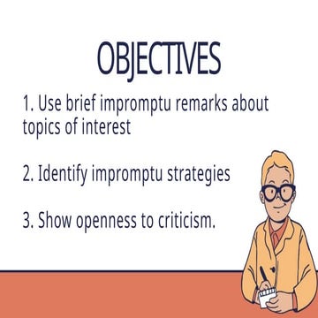 IMPROMPTU SPEECH POWERPOINT PRESENTATION