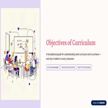 The teacher and the School Curriculum | PDF