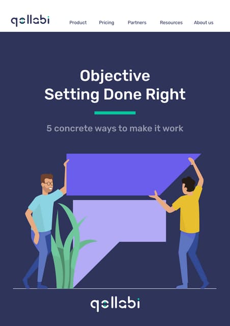 Objective Setting Done Right