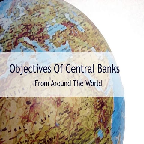 Objectives of central banks