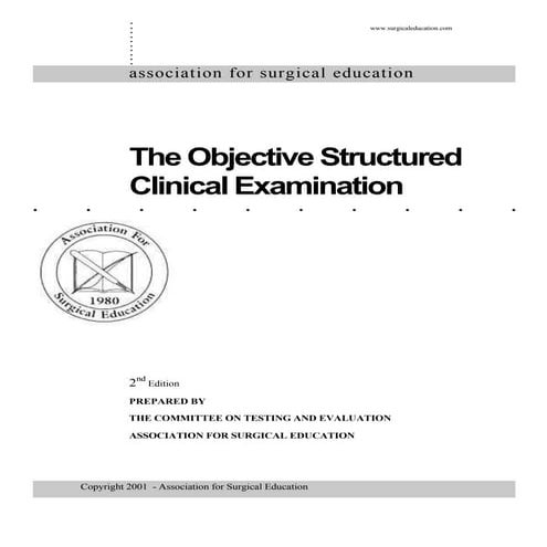 Objective structuredclinicalexam