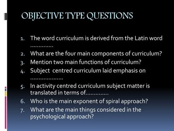 Life skills objective type question and answers | PDF