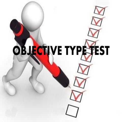 Objective type test | PPT