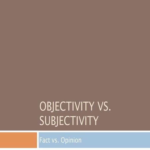 Objective vs Subjective Analysis of Photographs