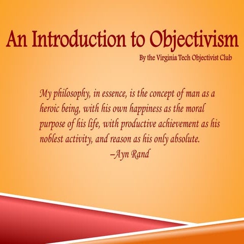 An Introduction to Objectivism
