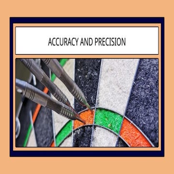 Objectivity, Accuracy and Precision Lesson Presentation in Pink and Green Pho...