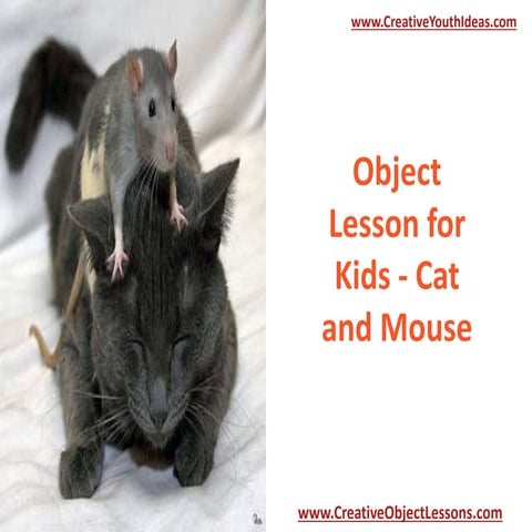 Object Lesson for Kids - Cat and Mouse