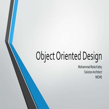 Object oriented design | PPT