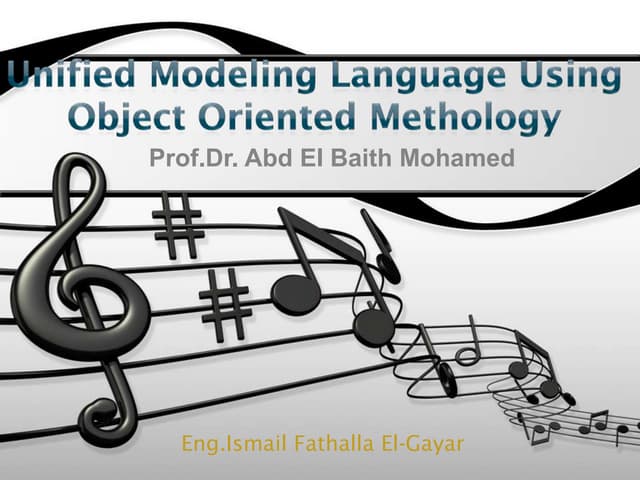 Object oriented methodology & unified modeling language