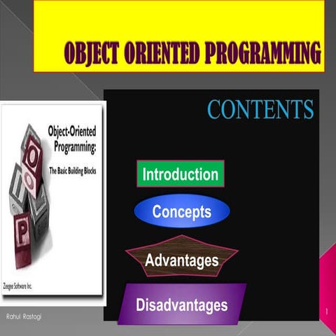 Object oriented programming | PPT