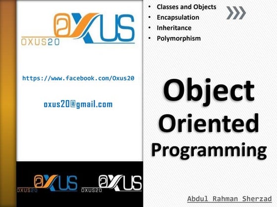 Object Oriented Programming with Real World Examples