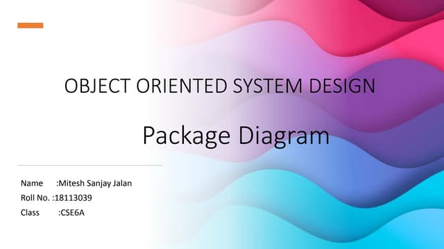 Object oriented system design | PPT
