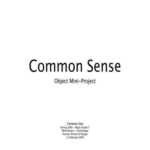 Object Presentation 0211