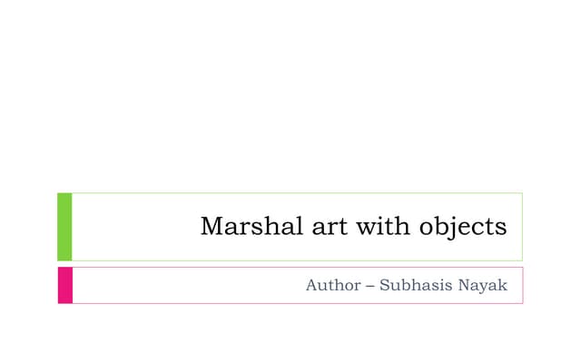 how to create object
