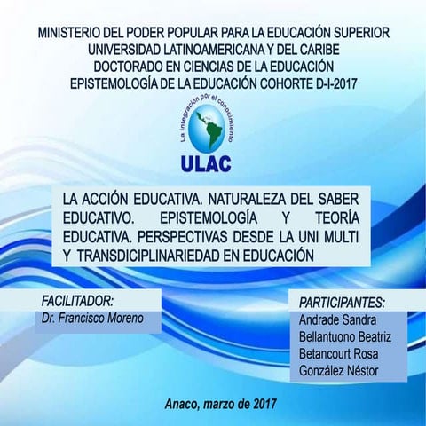 Objetivo 1 epistemologia