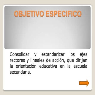 Objetivo Especifico