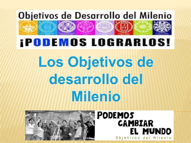 Objetivos del milenio