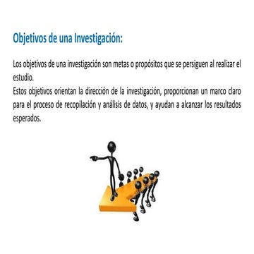 Objetivos de una Investigación - Objetivo general y específicos