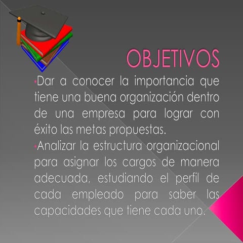 Objetivos organizacion