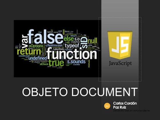 Objeto document de JavaScript